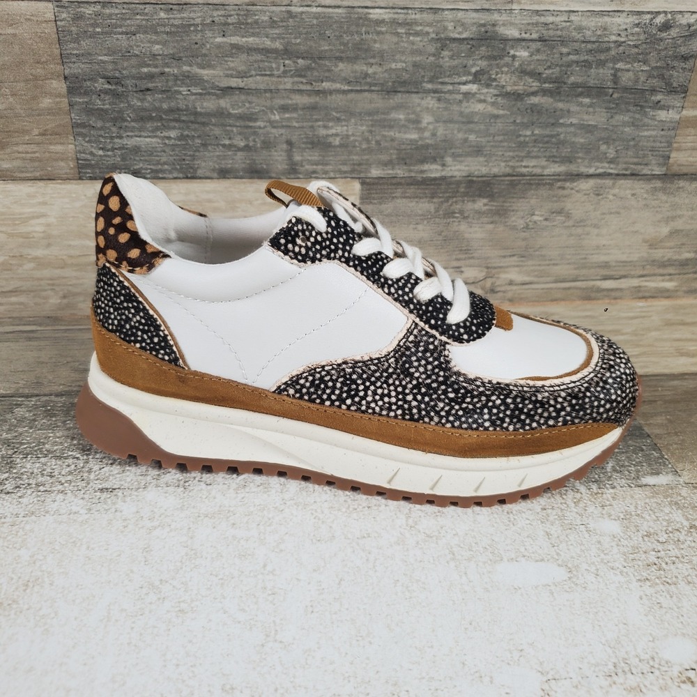 Madewell Kickoff Womens Trainer Shoes Sz 5.5 M Olive Grove Multi Lace Up Sneaker
